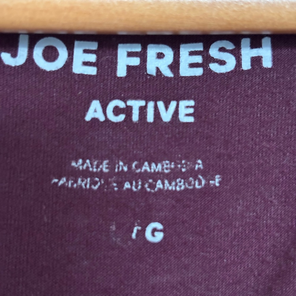 JOE FRESH/GEORGE 18-19” PTP 2 Pc Set of Women's Tops, Purple/Leopard, Size L/XS - Picture 4 of 16